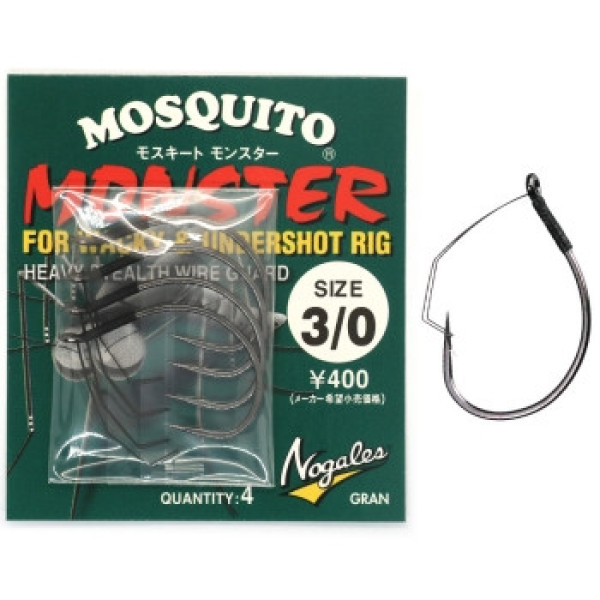 Weedless hook VARIVAS Nogales Mosquito Monster #3/0