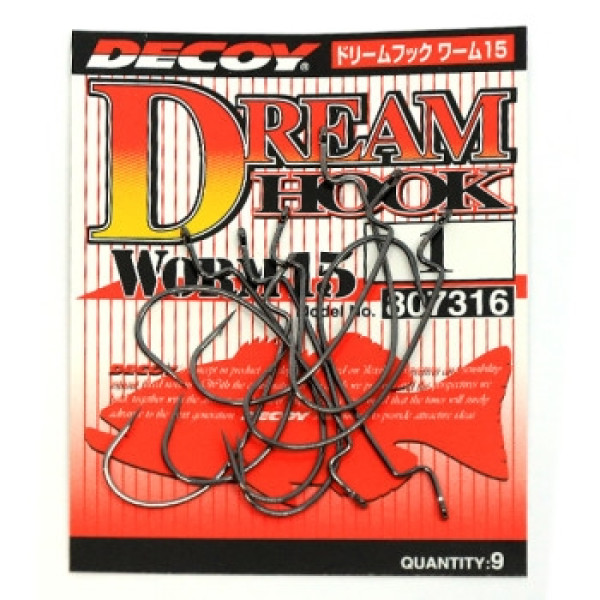 Гачок Decoy Worm 15 Dream Hook 1, 9шт