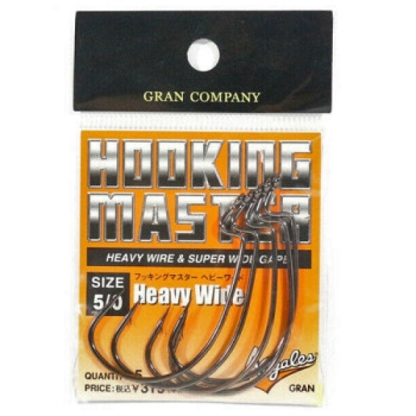Varivas Nogales Hooking Master Offset Hook, Heavy Wide Class, #5/0