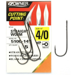 Owner hook No. 4/0 long shank with notches
