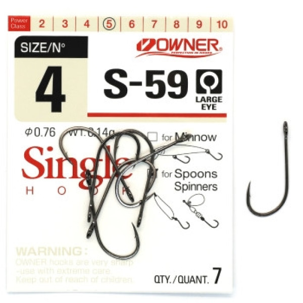 Owner S-59 7-piece hook, No. 4