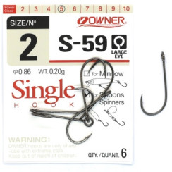 Owner S-59 6-piece hook, No. 2