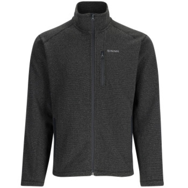 Куртка Simms Rivershed Full Zip Black Heather XXL