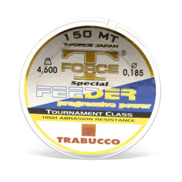 Лісочка Trabucco фідер T-Force Special Feeder 150m 0.18mm 4.60kg