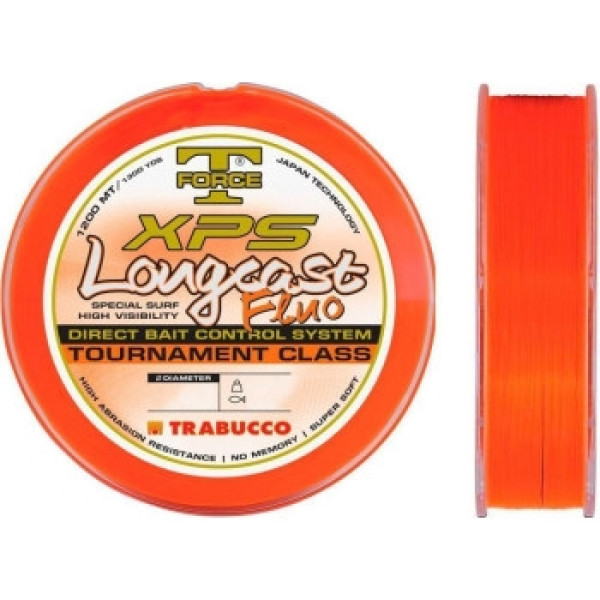 Line Trabucco T-Force XPS Long Cast Fluo 1200m 0.203mm 5.42kg
