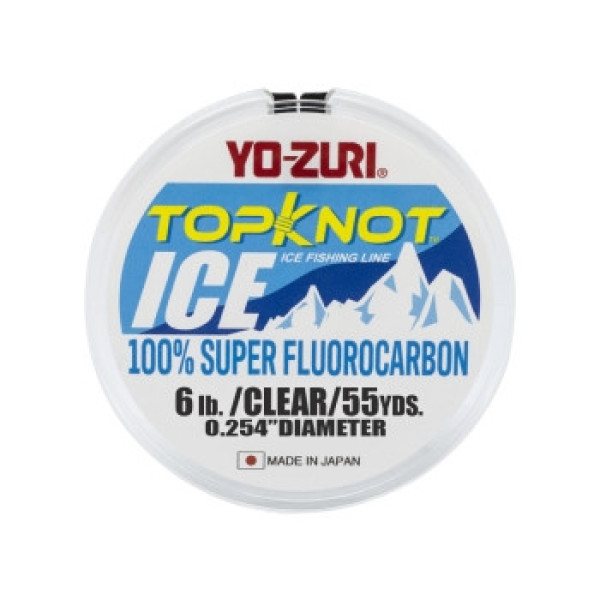 Лісочка Yo-Zuri Topknot Ice Fluoro100% 55YD 6Lbs
