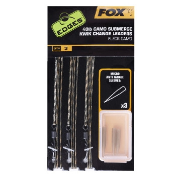 Fox Edges Camo Submerge Kwik Change 40lb Coreless Leadcore Assembly