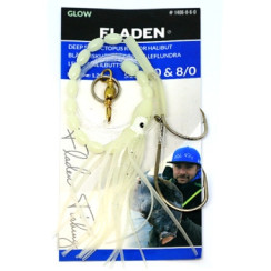 Marine rig Fladen Octopus Luminous 2 doublehooks 8/0 and 6/0 line 1.2mm
