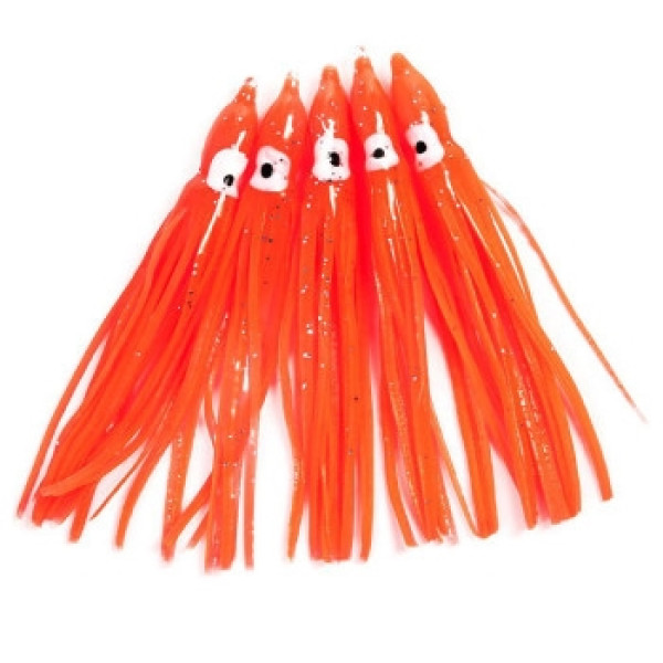 Морський монтаж Fladen Octopus 6cm 5pc Red