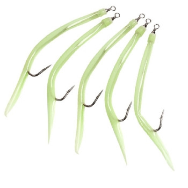 Морской монтаж Fladen Rubber Mac 5pcs size 9/0 Luminous