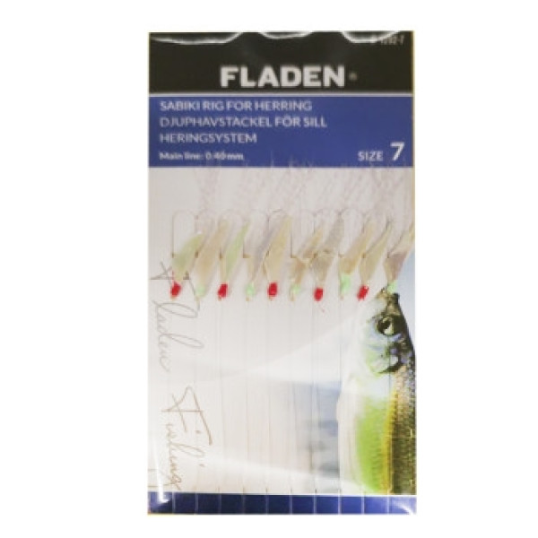 Fladen Sabiki Rig 10 Hooks Size 4 Marine Rig