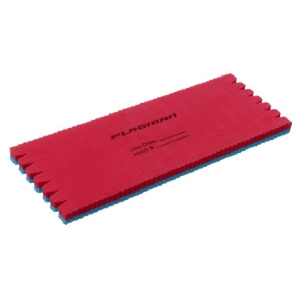 Reel Eva Rig blue-red 15x6x0.8cm