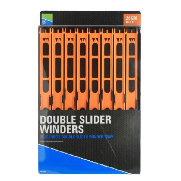 Reel Preston Double Slider Winders 26cm In A Tray