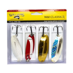 Набор блесен Williams Classic 4-Pack W60 Kit