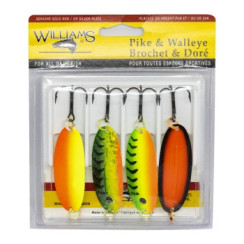 Набор блесен Williams Pike/Walleye 4-Pack Williams Kit UV