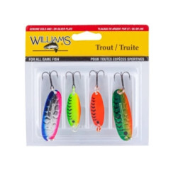 Набор блесен Williams Trout 4-Pack Williams Kit UV