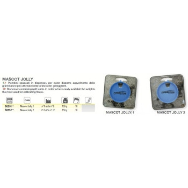 Tubertini Mascot Jolly Weight Set "1" Con piombo 0-6