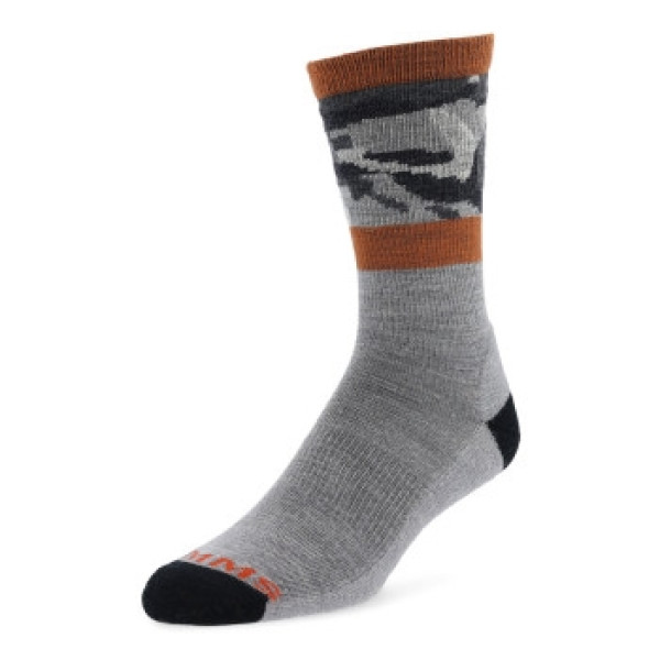 Носки Simms Daily Sock Woodland Camo Steel L
