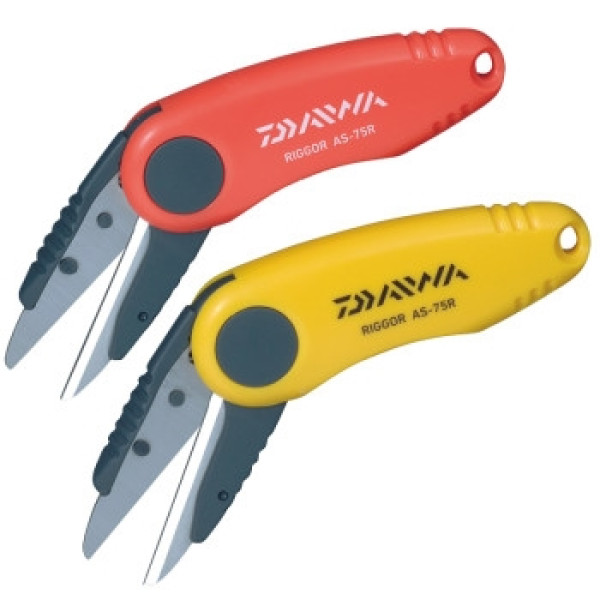 Ножницы Daiwa Rigor AS-75R Red/Yellow
