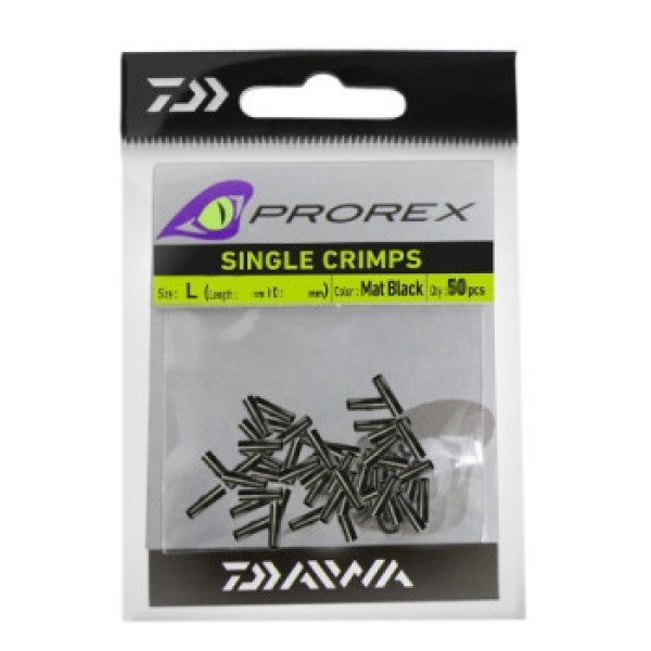 Обжимные трубочки Daiwa Prorex Single Crimps L
