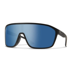 Smith Optics Boomtown Matte Black Polar Blue Mirror Sunglasses