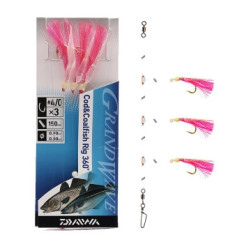 Daiwa Grand Wave Cod & Pollack Rig 150cm 0.8/0.9mm #4/0 Pink