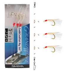 Daiwa Grand Wave Cod & Pollack Rig 150cm 0.8/0.9mm #4/0 White