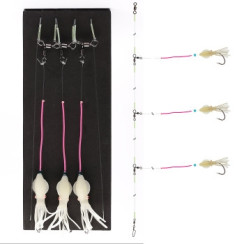 Daiwa Grand Wave Deadbait Rig 300cm 0.7/0.8mm #5/0 White