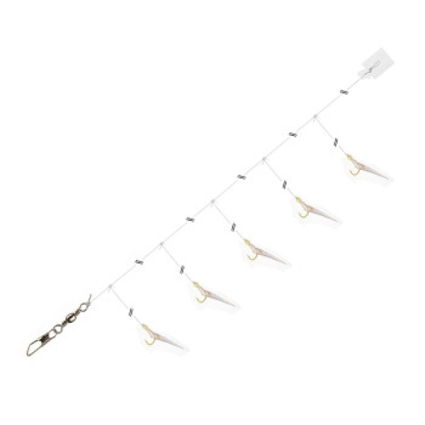 Daiwa Grand Wave Herring Rig 135cm 0.3/0.4mm #10 Glow
