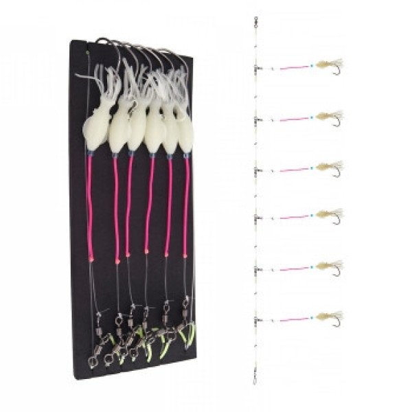 Daiwa Grand Wave Redfish Rig Circle-Hook 600cm 0.7/0.8mm #5/0 White