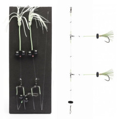 Daiwa Grand Wave Wolffish Rig Rattlin 150cm 0.7/0.8mm #5/0 Lime Green
