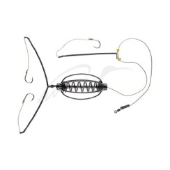 X-Fish "Watermelon" rig, painted, 40g, 3 #8 hooks