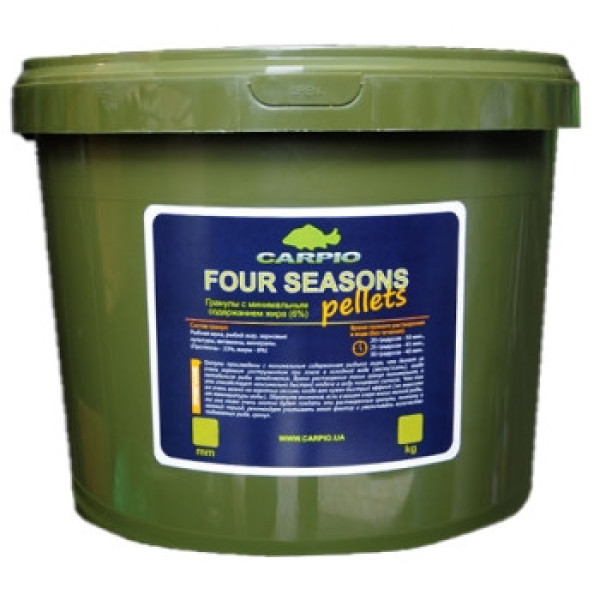 Пеллетс Carpio Four Seasons 8mm 3kg