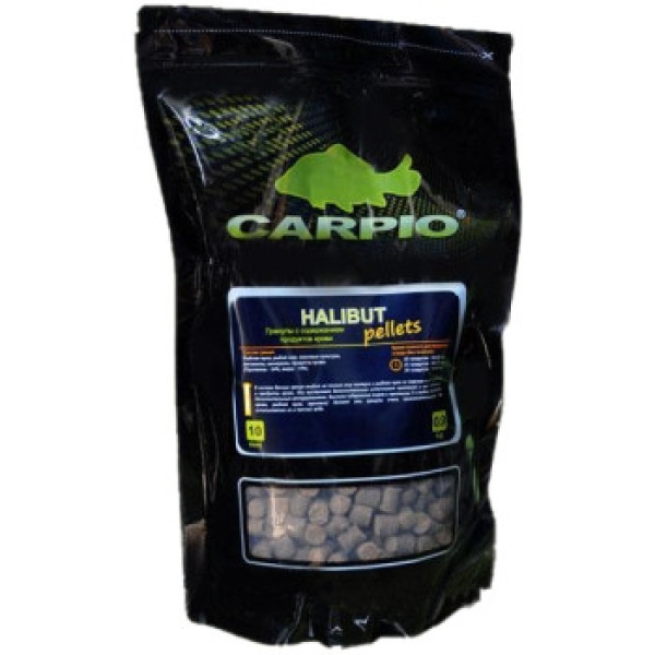 Пеллетс Carpio Halibutl 20mm 0.9kg