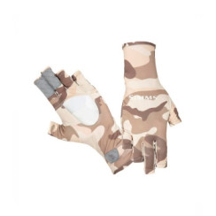Simms Bugstopper Sunglove Woodland Camo Sandbar XL Gloves