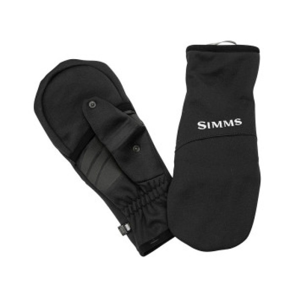 Simms Freestone Foldover Mitt Black XS Gloves