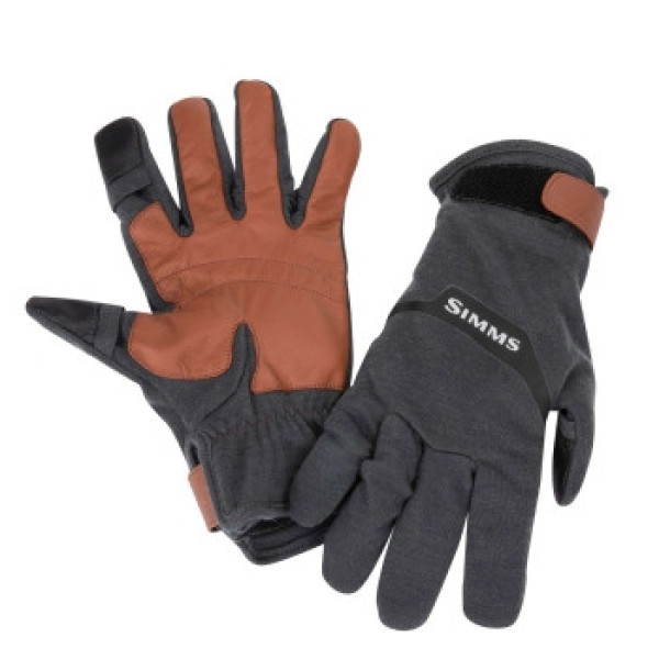 Перчатки Simms Lightweight Wool Tech Glove Carbon XXL