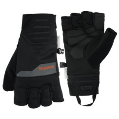 Simms Windstopper Half Finger Glove Black L