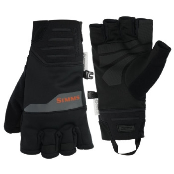 Simms Windstopper Half Finger Glove Black L
