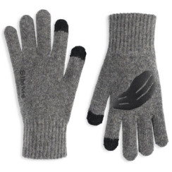 Simms Wool Full Finger Glove Steel L/XL