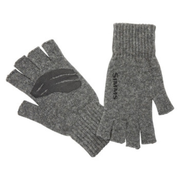 Simms Wool Half Finger Glove Steel L/XL