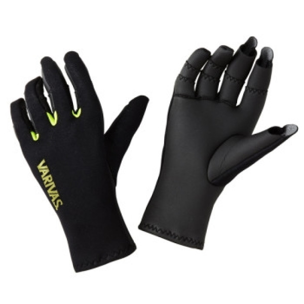 Varivas Chloroprene Glove3 VAG-19 Blackxgray LL Gloves
