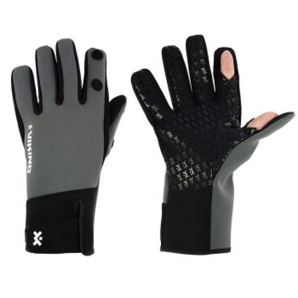 Viking Fishing Yeti Winter Gloves XL (gray/pink)