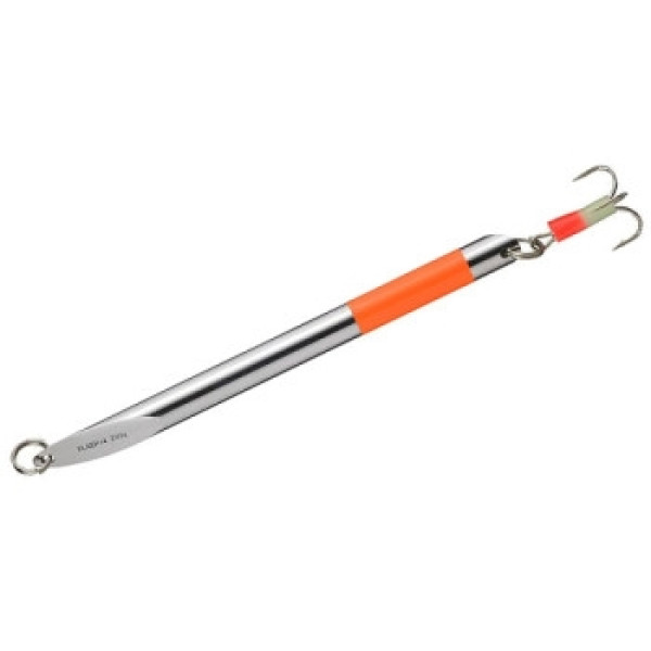 Jig Fladen Rundpilk 12° 700gr Silver Red Tape