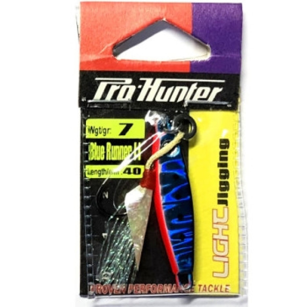Jig Pro-Hunter Blue Runer II w/single assist hook 7g #06