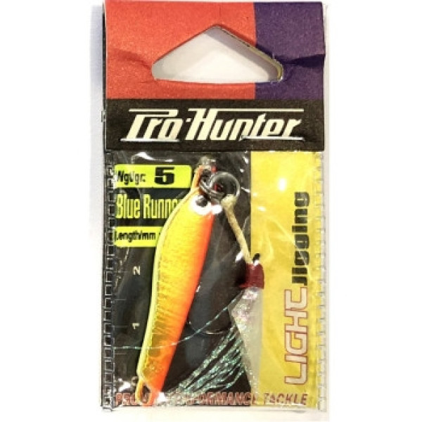 Jig Pro-Hunter Blue Runer w/single assist hook 5g #10
