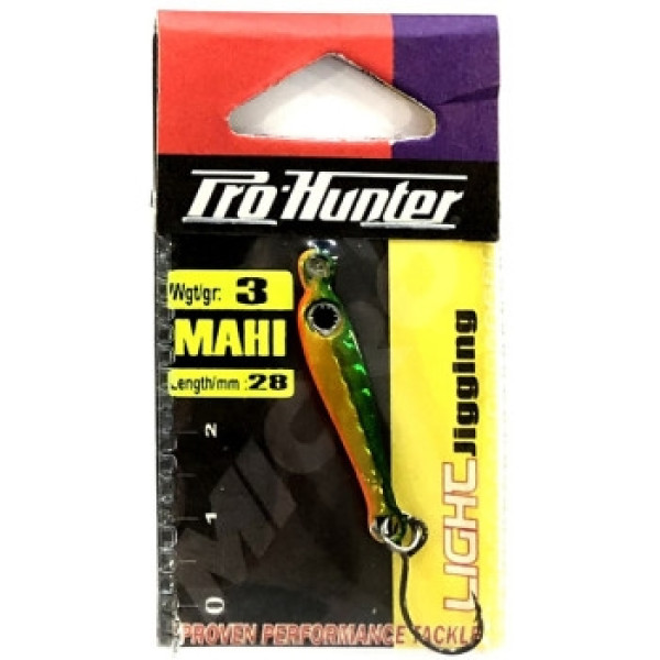 Pro-Hunter Mahi jig w/single hook 3g #03