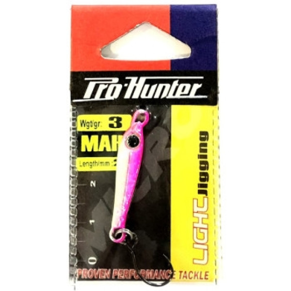 Pro-Hunter Mahi jig w/single hook 3g #10