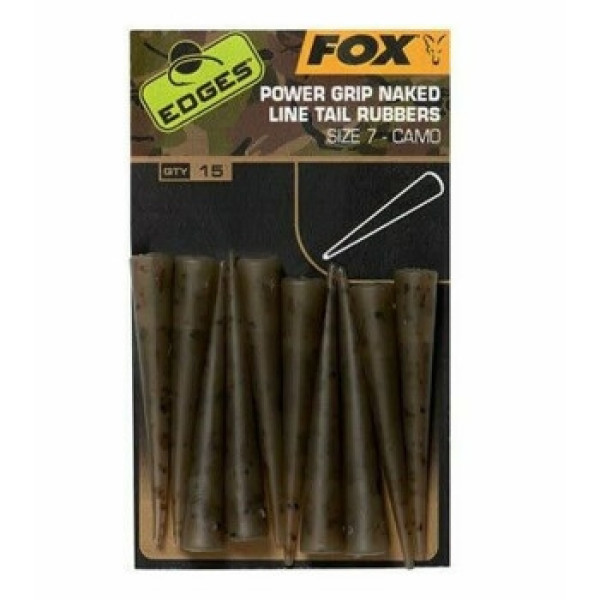 Fox Edges Camo Power Grip Naked Tail Rubbers Safety Clip Boot, Size 7x10