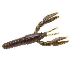 Плаваючий силікон ZMAN Punch Crawz 4" 6pc Green Pumpkin Red